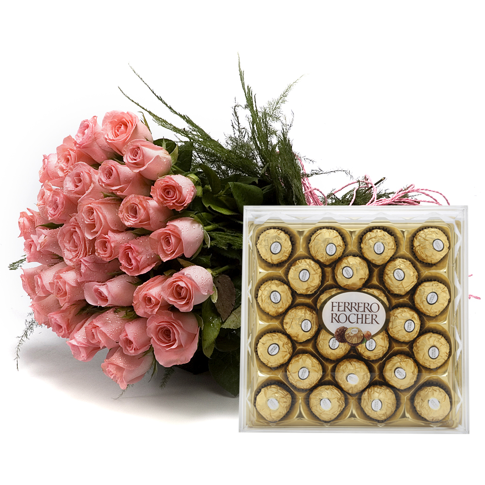 Roses With Chocolates