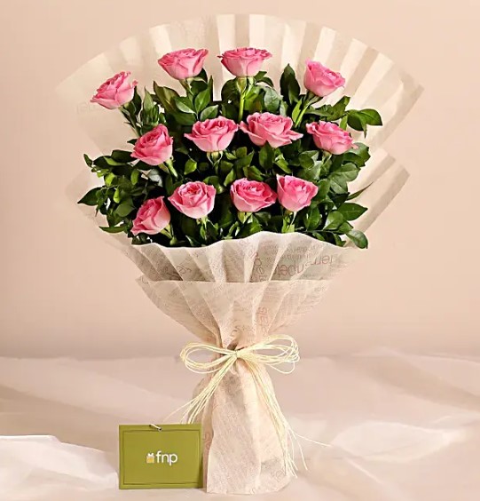 Sweet Memories Pink Roses Bouquet