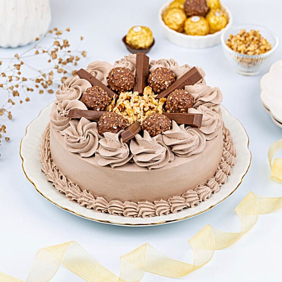 Scrumptious Rocher Chocolate Cake 1 Kg