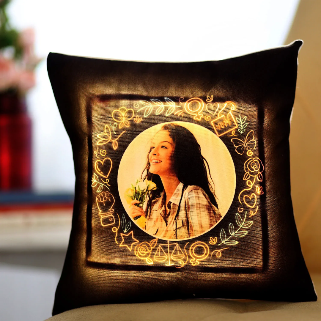 Personalized LED Cushion For Her